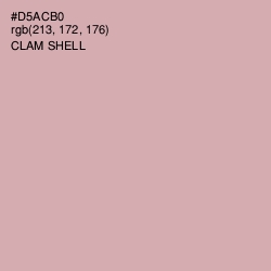 #D5ACB0 - Clam Shell Color Image